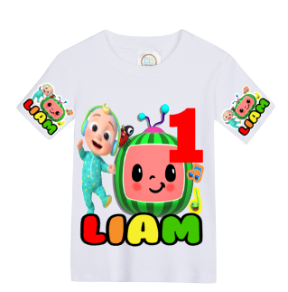 Cocomelon Overalls- Cocomelon Birthday Overalls- Cocomelon Birthday outfit