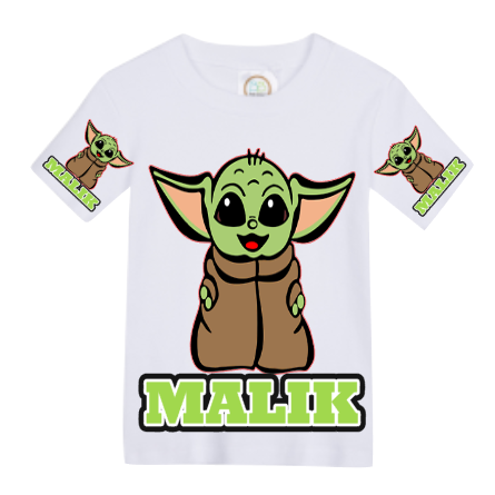 Baby Yoda Overalls-Baby Yoda Birthday Overalls-Baby Yoda Birthday outfit