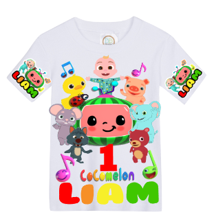 Cocomelon Overalls- Cocomelon Birthday Overalls- Cocomelon Birthday outfit