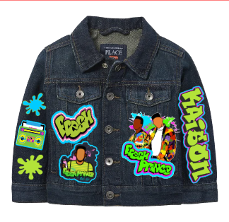 Fresh prince boys outfit - Fresh prince Denim Set-Boys Fresh prince boys denim set- Fresh Prince Birthday outfit