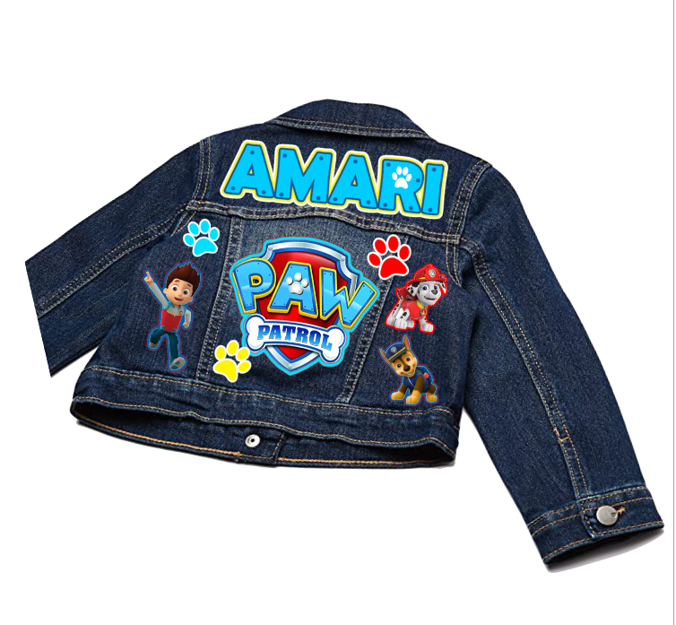 Paw Patrol boys outfit - Paw Patrol Denim Set-Boys Paw Patrol denim set- Paw Patrol Birthday outfit