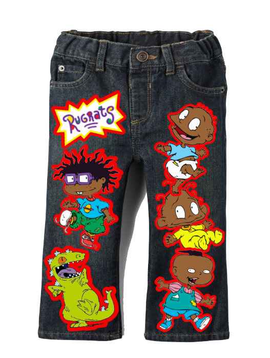Rugrats Denim Set-Boys Rugrats denim set-Rugrats Birthday outfit-Rugrats boys outfit
