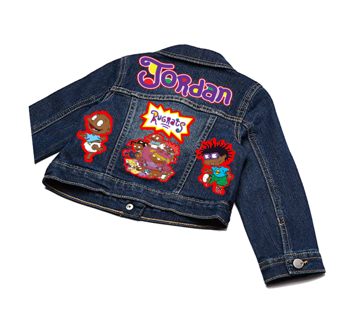 Rugrats Denim Set-Boys Rugrats denim set-Rugrats Birthday outfit-Rugrats boys outfit