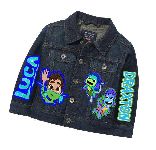 Luca boys outfit - Luca Denim Set-Boys Luca denim set- Luca Birthday outfit