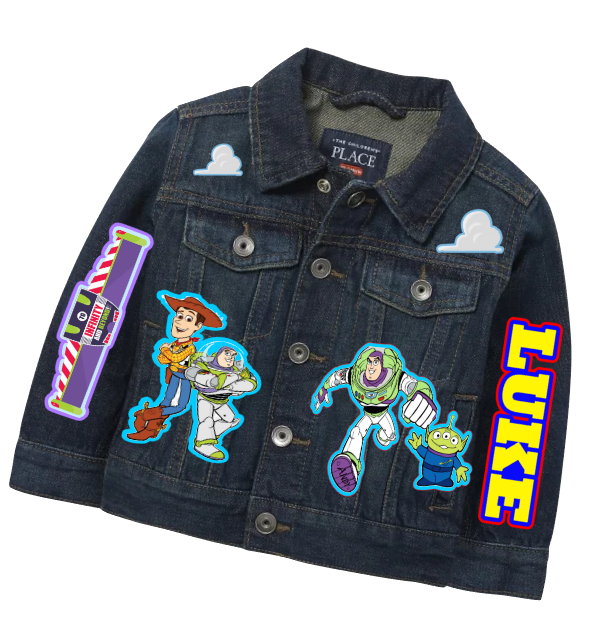 Toy story boys outfit - Toy story Denim Set-Boys Toy story boys denim set- toy story Birthday outfit