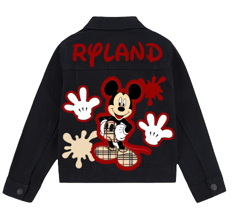 Mickey mouse boys outfit - Mickey mouse Denim Set-Boys Mickey mouse denim set- Mickey mouse Birthday outfit