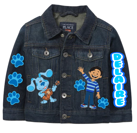 Blues Clues boys outfit -Blues Clues Denim Set-Boys Blues Clues denim set- Blues Clues Birthday outfit