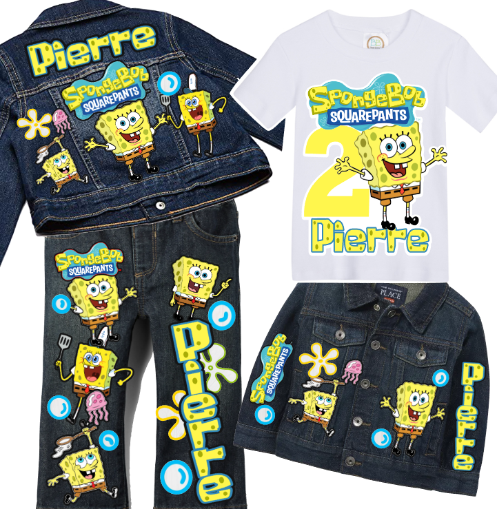 Boys Custom Denim Set