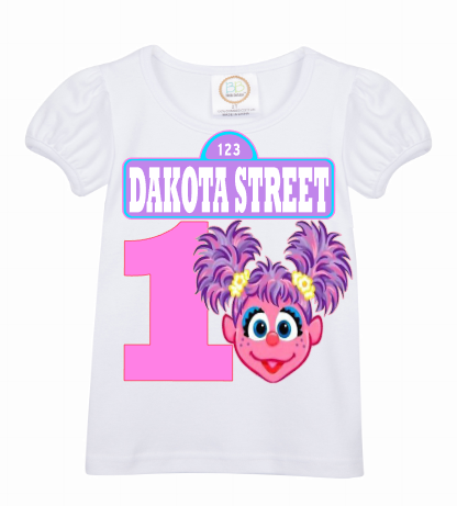 Abby Cadabby Short Set-Abby Cadabby Birthday outfit-Abby Cadabby denim Birthday outfit