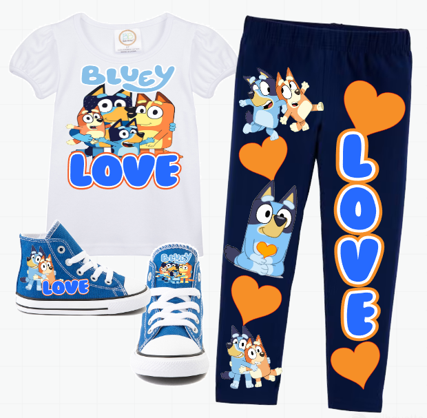 Girls Custom Legging Set