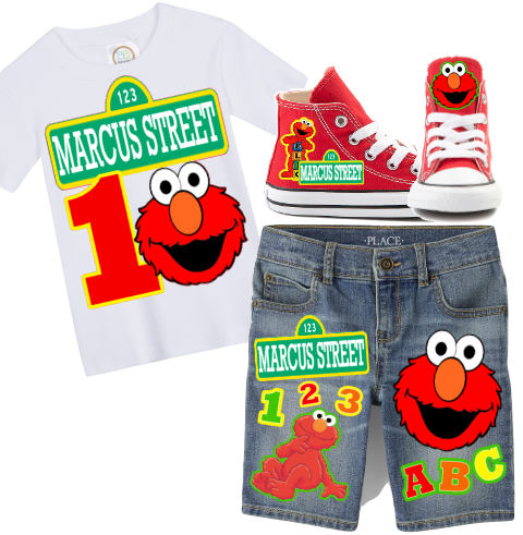 Boys Custom Denim Short Sets