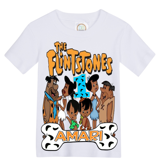 The Flintstones boys outfit -The Flintstones Denim Set-Boys The Flintstones denim set- The Flintstones Birthday outfit