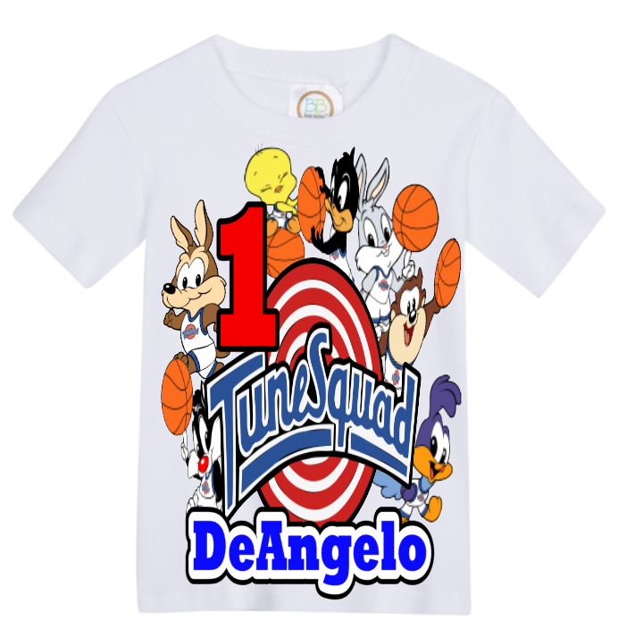 Space jam boys outfit - Space jam Denim Set-Boys Space jam denim set- Space jam Birthday outfit