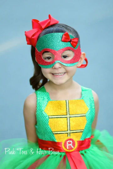 Teenage mutant ninja turtle costume- Raphael tmnt costume- tmnt dress- tmnt tutu dress-tmnt tutu