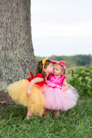Winnie the pooh Costume-Winnie the pooh Tutu Dress- Winnie the pooh dress