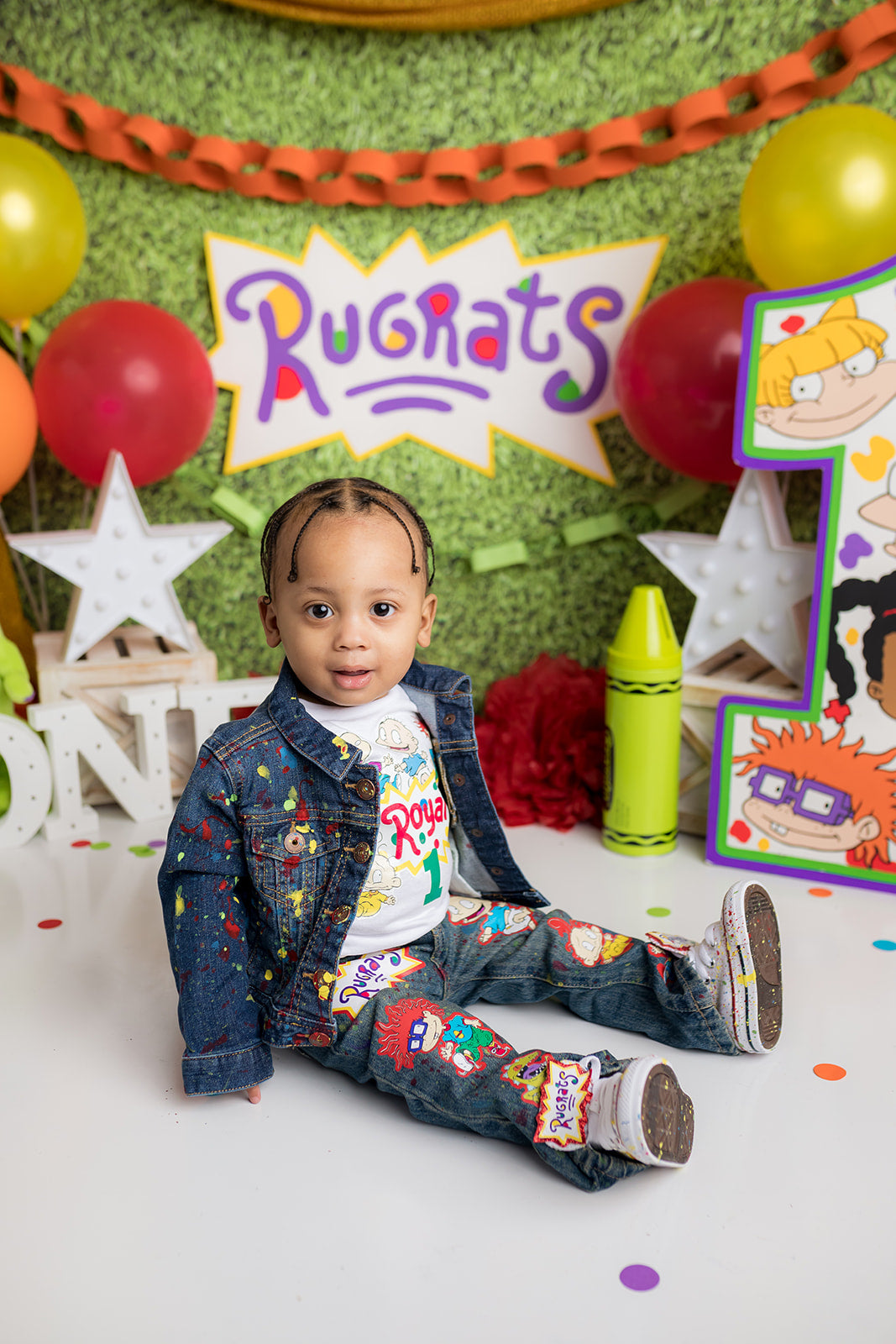 Rugrats Denim Set-Boys Rugrats denim set-Rugrats Birthday outfit-Rugrats boys outfit