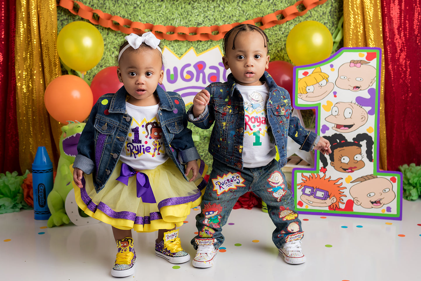 Rugrats Denim Set-Boys Rugrats denim set-Rugrats Birthday outfit-Rugrats boys outfit