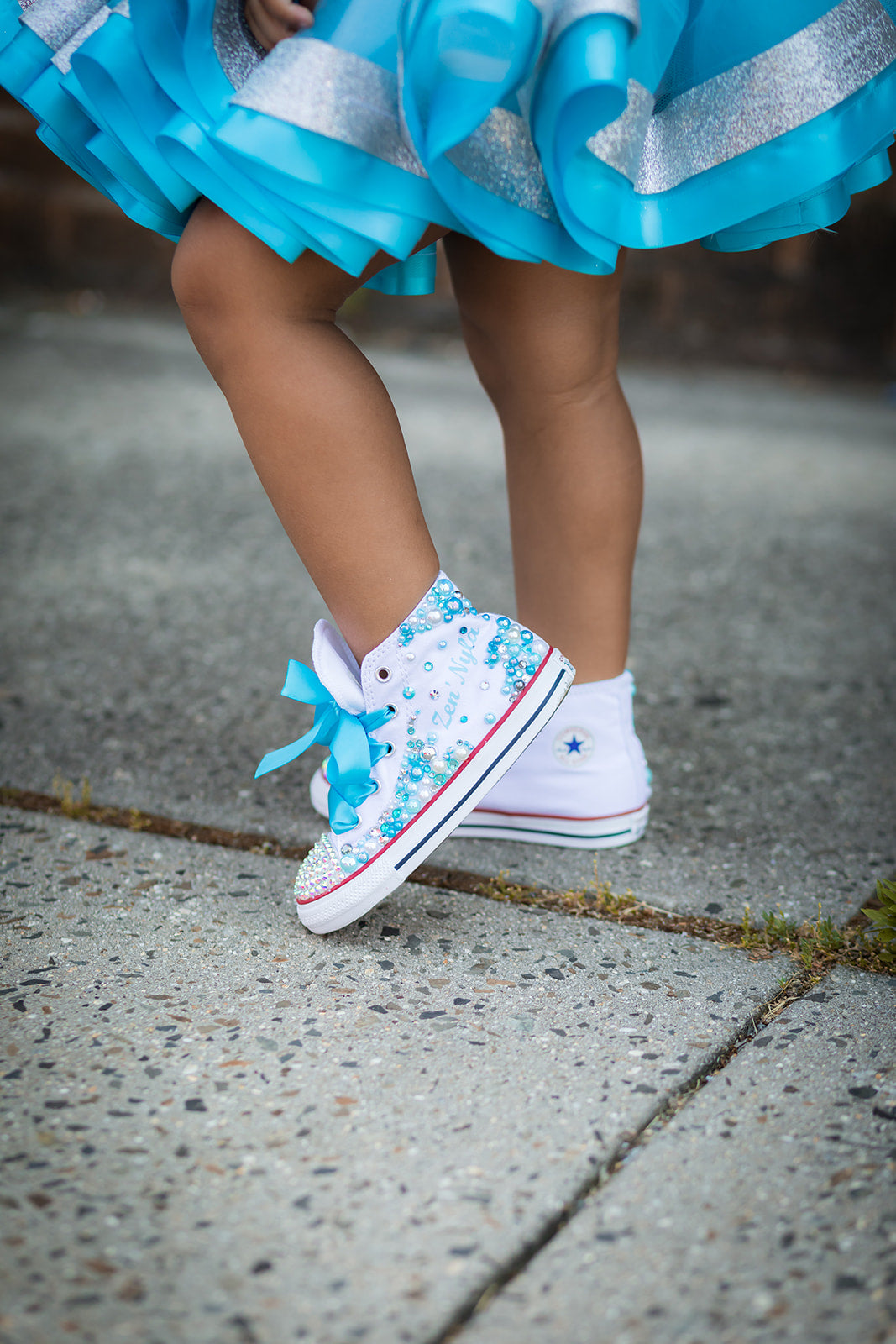 Frozen shoes- Frozen bling Converse-Girls Frozen Shoes-Elsa Shoes