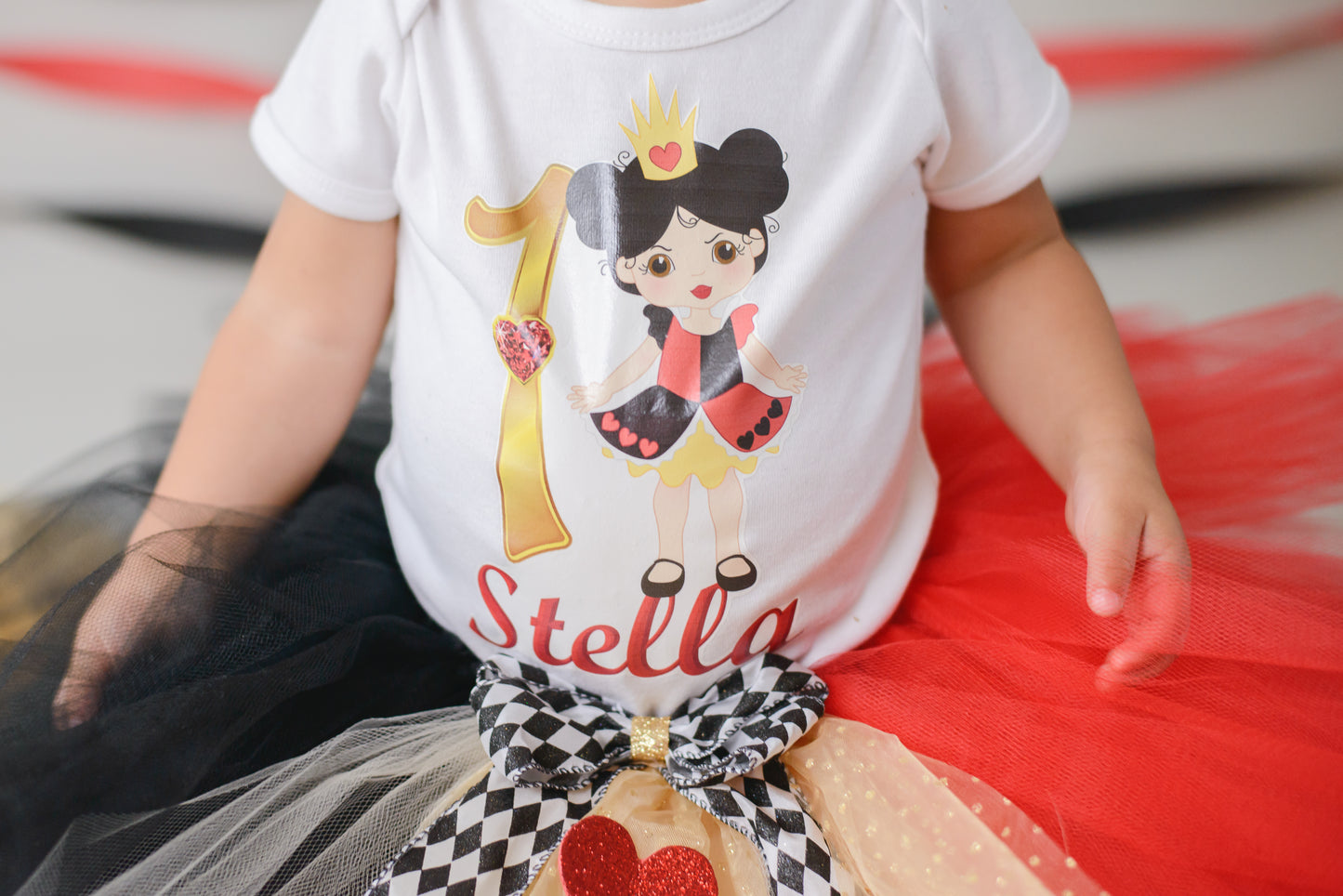 Queen of hearts tutu Set-Queen of hearts outfit