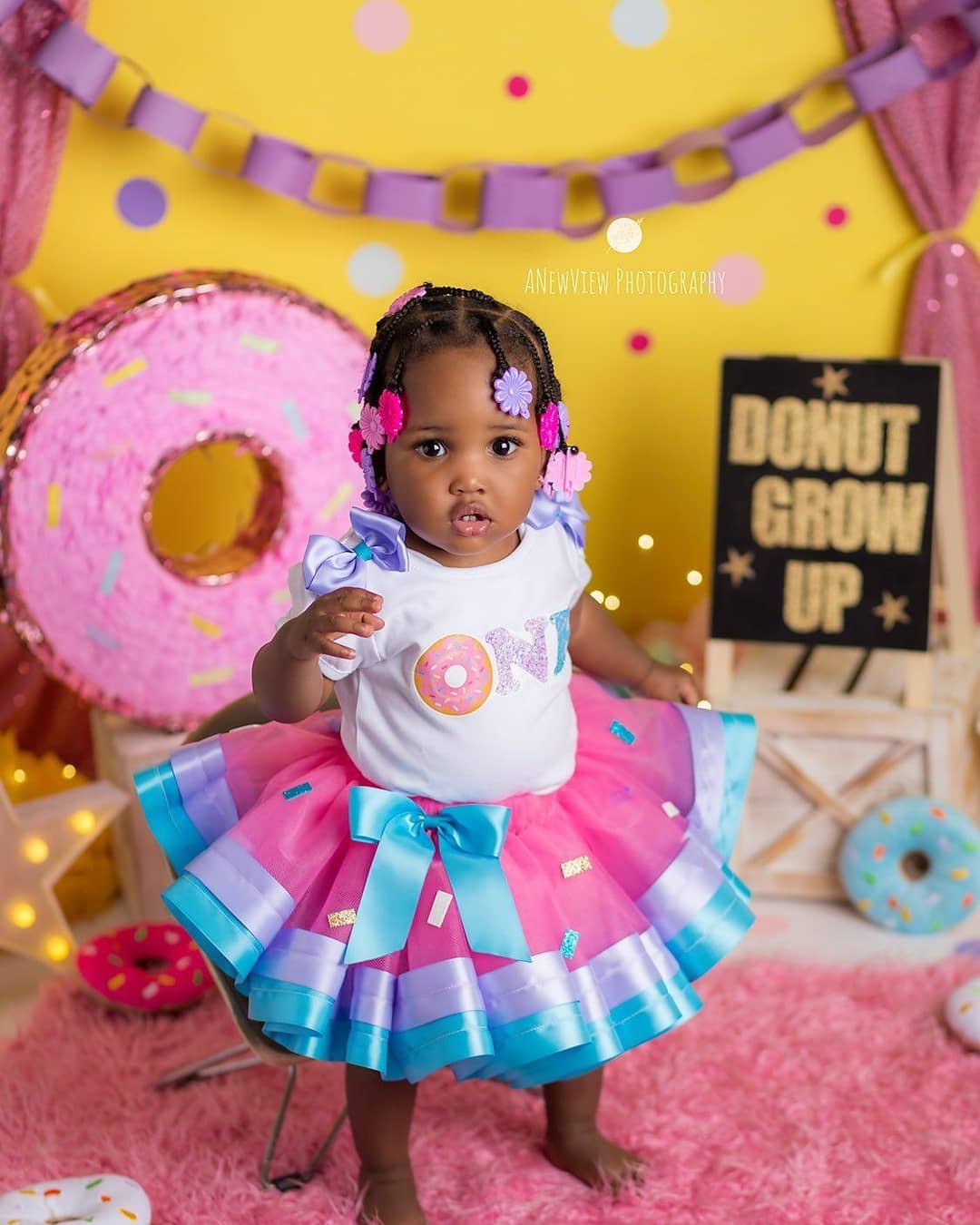 Donut Tutu set- Donut outfit-Donut dress- donut tutu