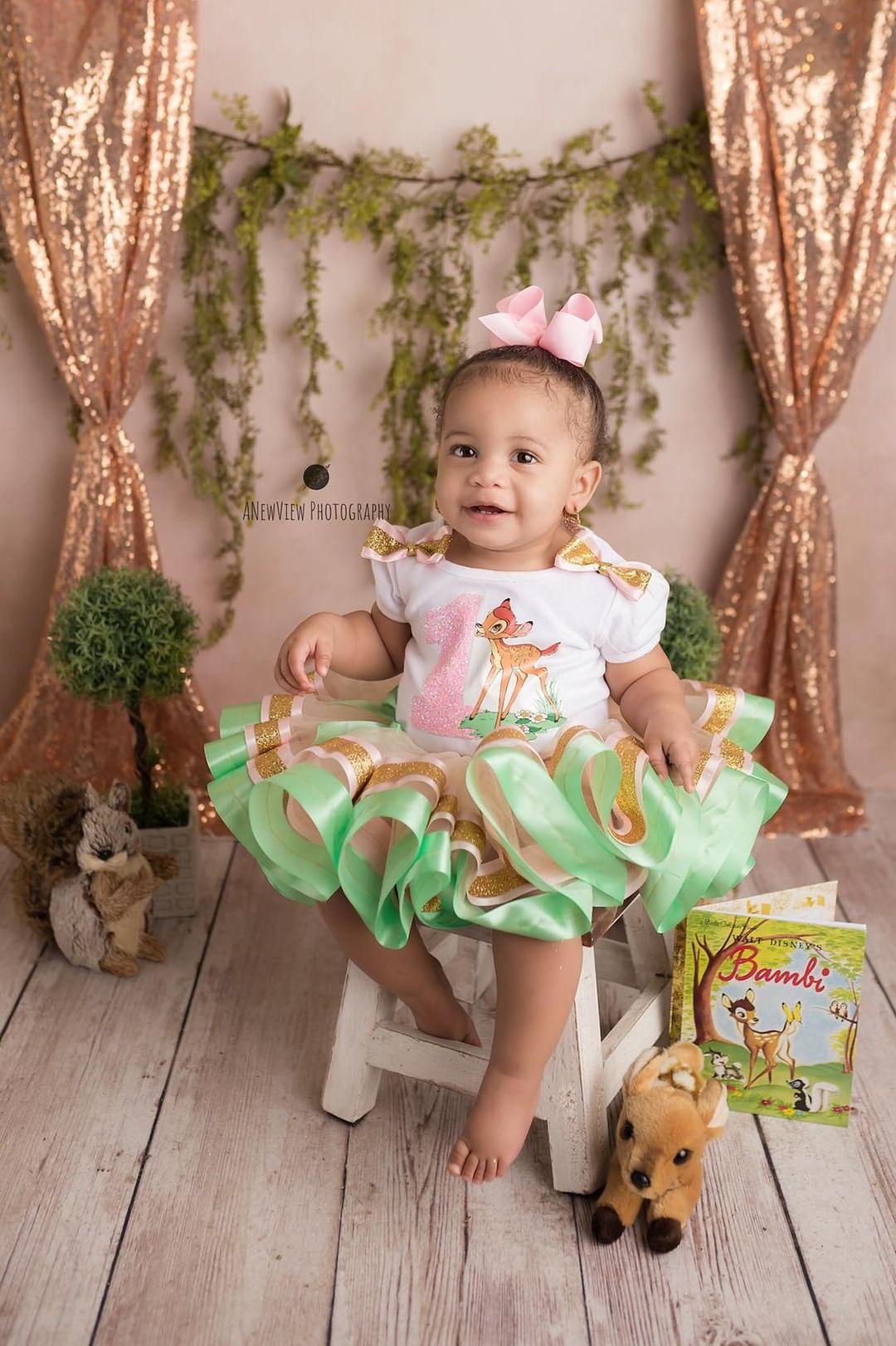 Bambi tutu set- Bambi outfit- Bambi dress Pink Toes & Hair Bows Bambi tutu set- Bambi outfit- Bambi dress Pink Toes & Hair Bows