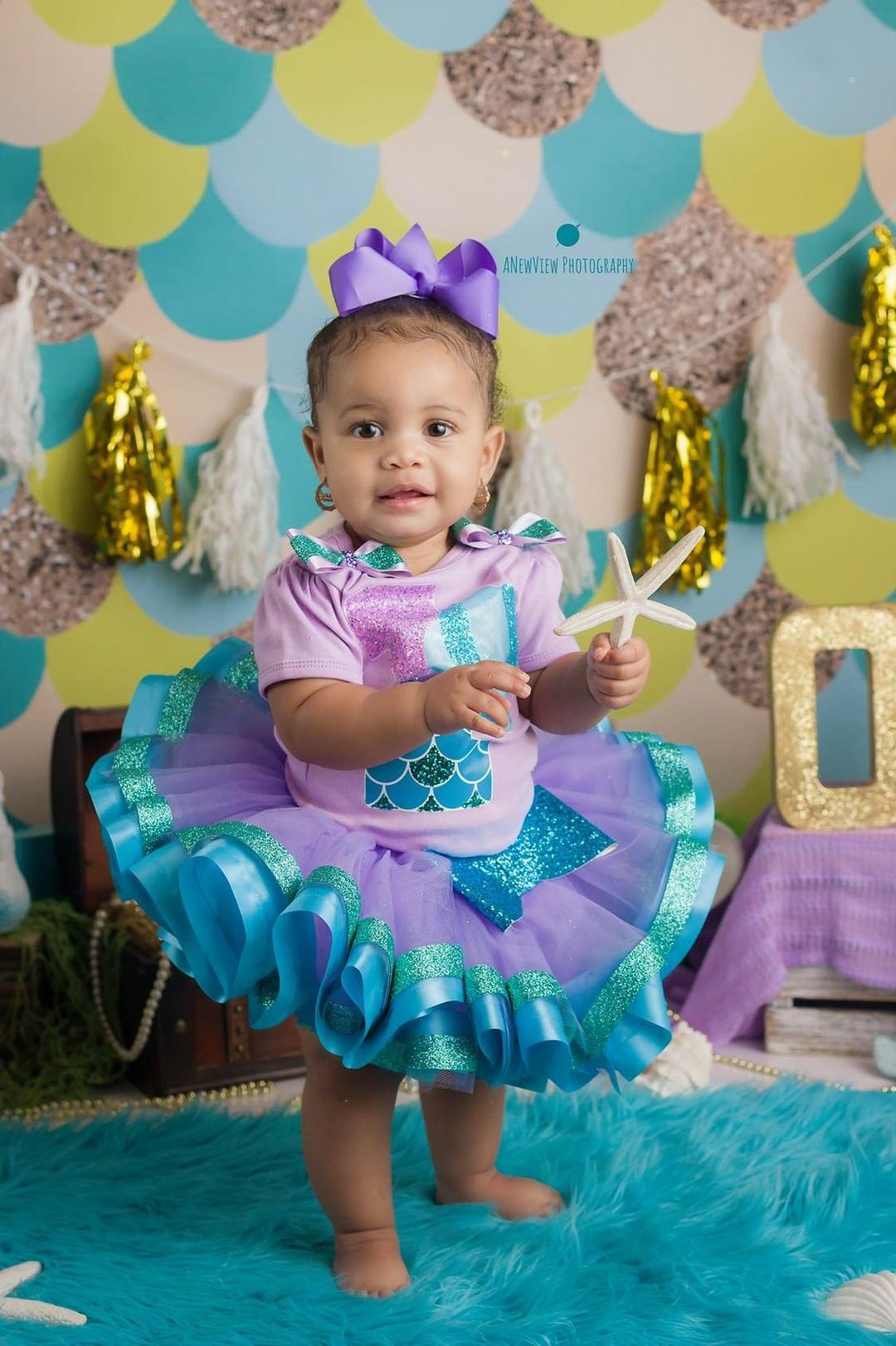 Mermaid Tutu set-Mermaid outfit-Mermaid dress- Mermaid tutu