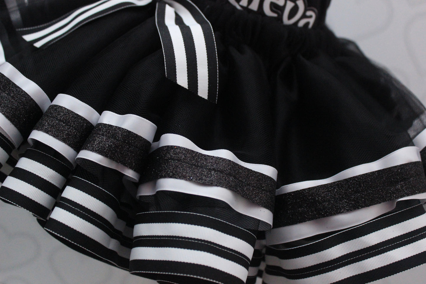 Jack skellington tutu set-Jack skellington outfit-Jack skellington dress-The Nightmare Before Christmas tutu set-The Nightmare Before Christmas birthday outfit