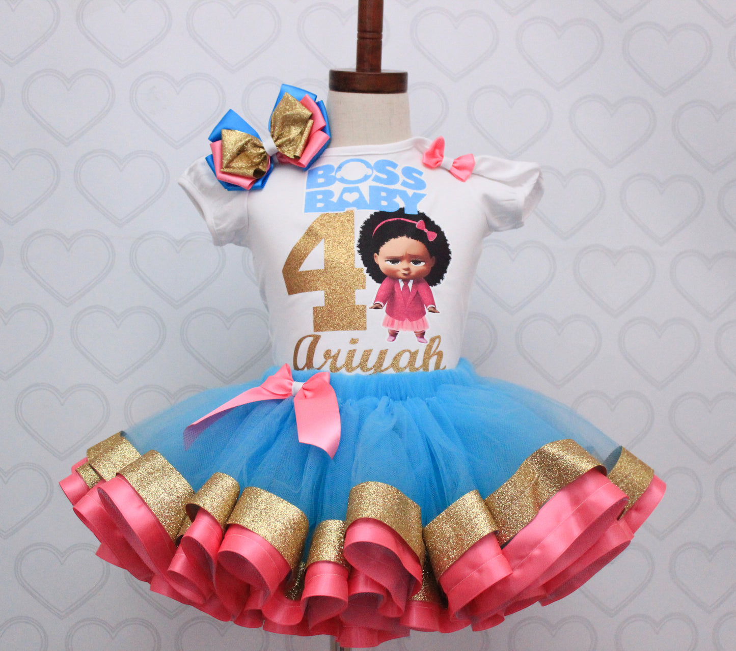 Boss Baby tutu set-Boss Baby outfit-Boss Baby dress