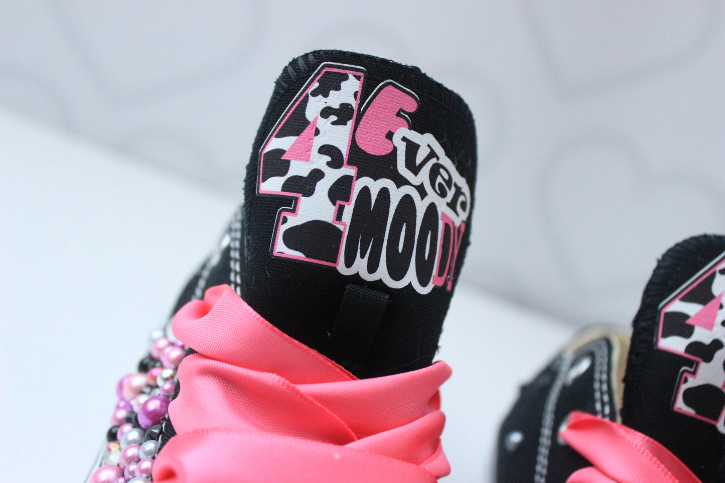 Cow shoes- Cow bling Converse-Cow converse shoes-Farm shoes