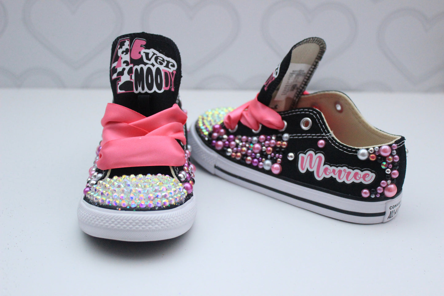 Cow shoes- Cow bling Converse-Cow converse shoes-Farm shoes