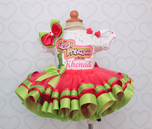 Fresh Princess tutu set- Fresh Princess outfit-Fresh Princess dress-Fresh Princess birthday