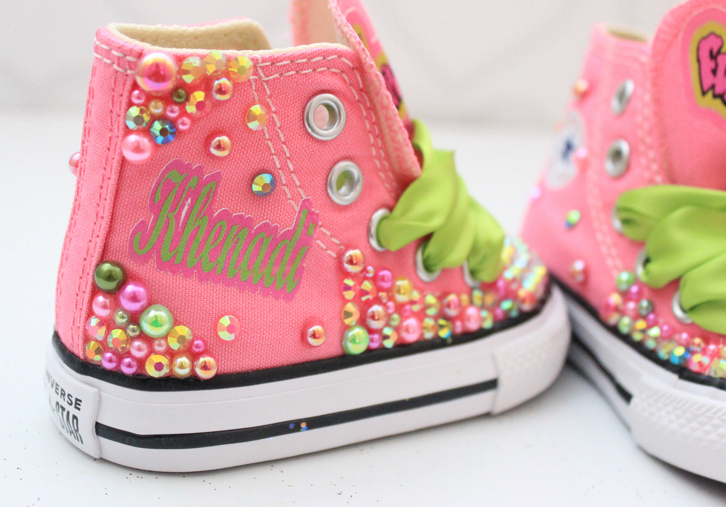 Fresh Princess shoes- Fresh Princess bling Converse-Girls Fresh Princess Shoes
