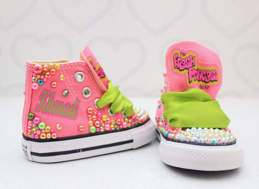 Fresh Princess shoes- Fresh Princess bling Converse-Girls Fresh Princess Shoes