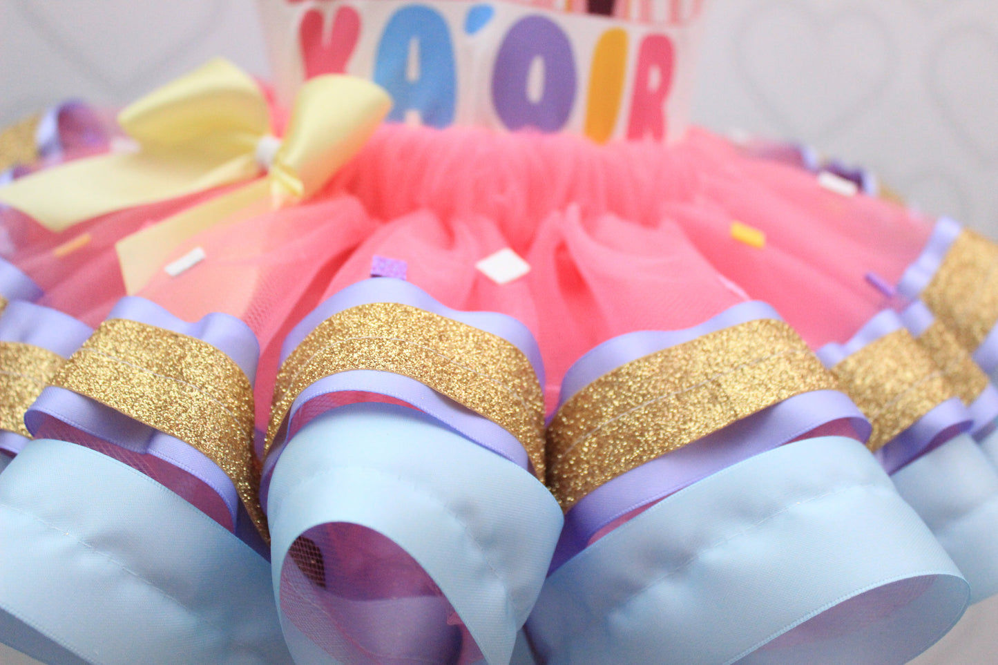 Circus tutu set- Circus outfit-Circus dress-Circus birthday outfit-Carnival birthday outfit-Pastel circus carnival tutu set