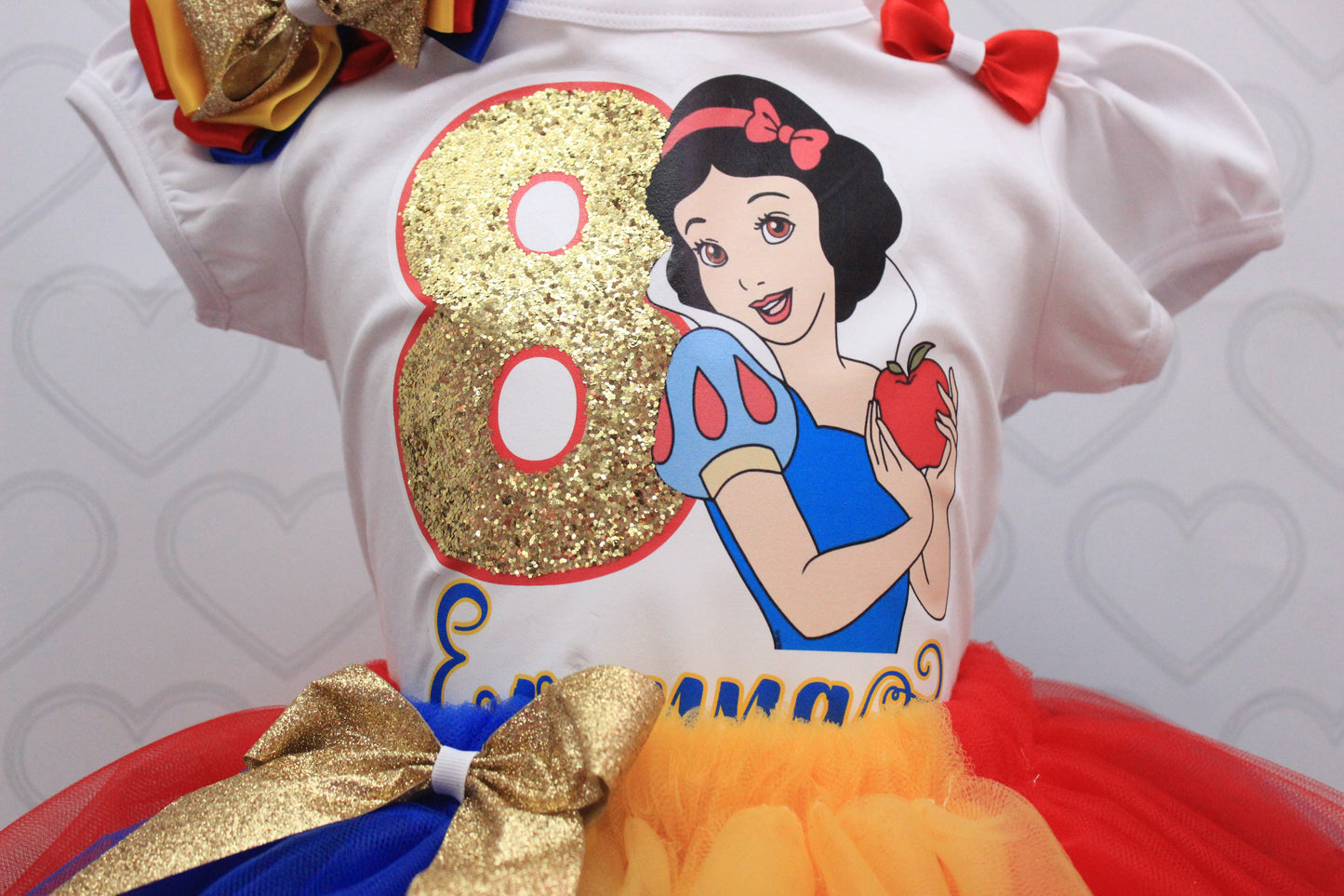 Snow white tutu set- Snow white outfit-Snow white birthday outfit(deluxe)
