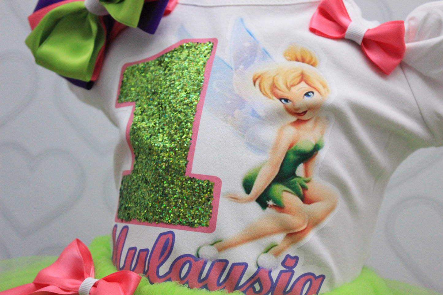 Tinkerbell tutu set-Tinkerbell outfit-Tinkerbell dress