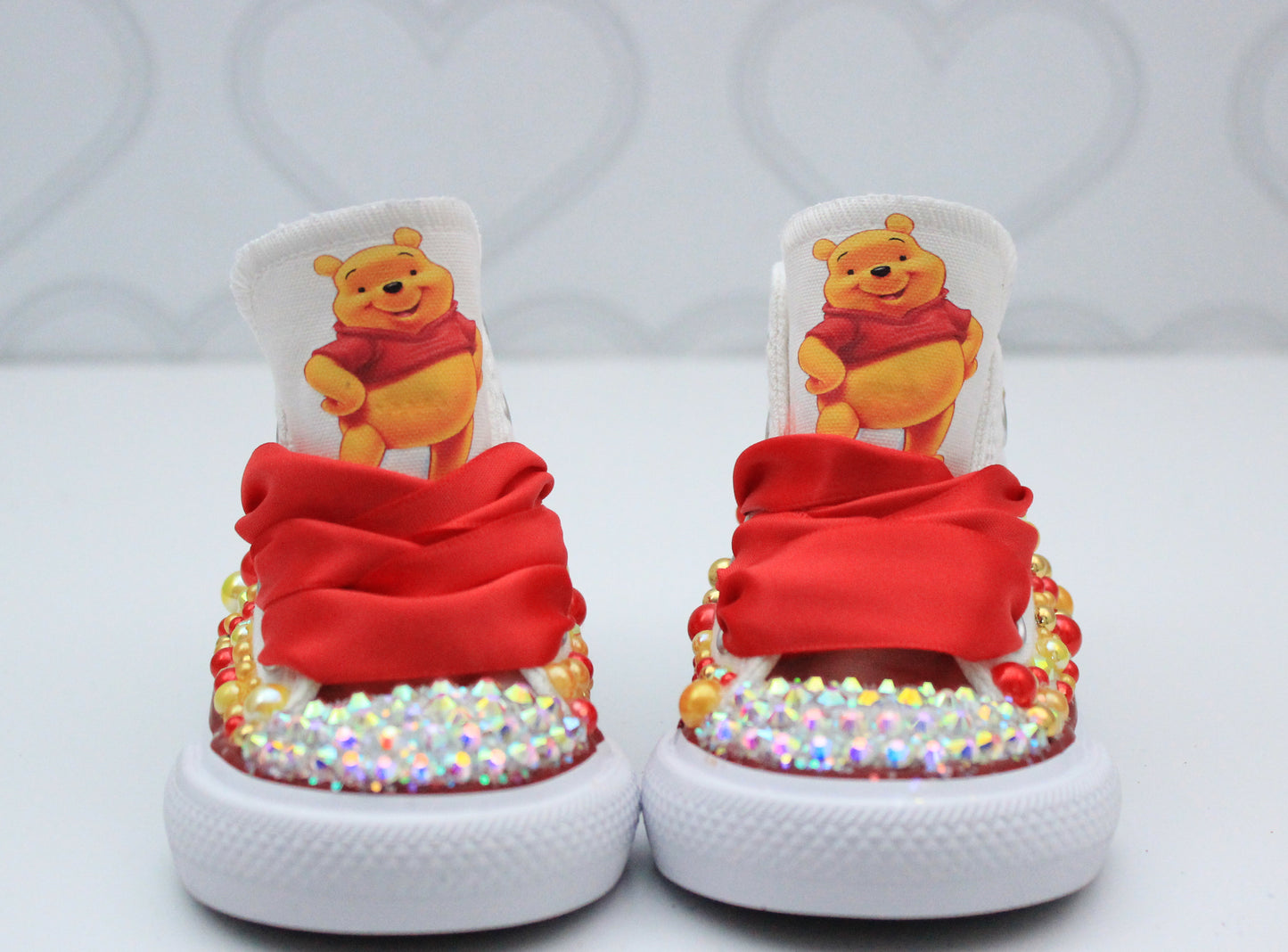 Winnie the pooh shoes- Winnie the pooh bling Converse-Girls Winnie the pooh Shoes-Winnie the pooh converse