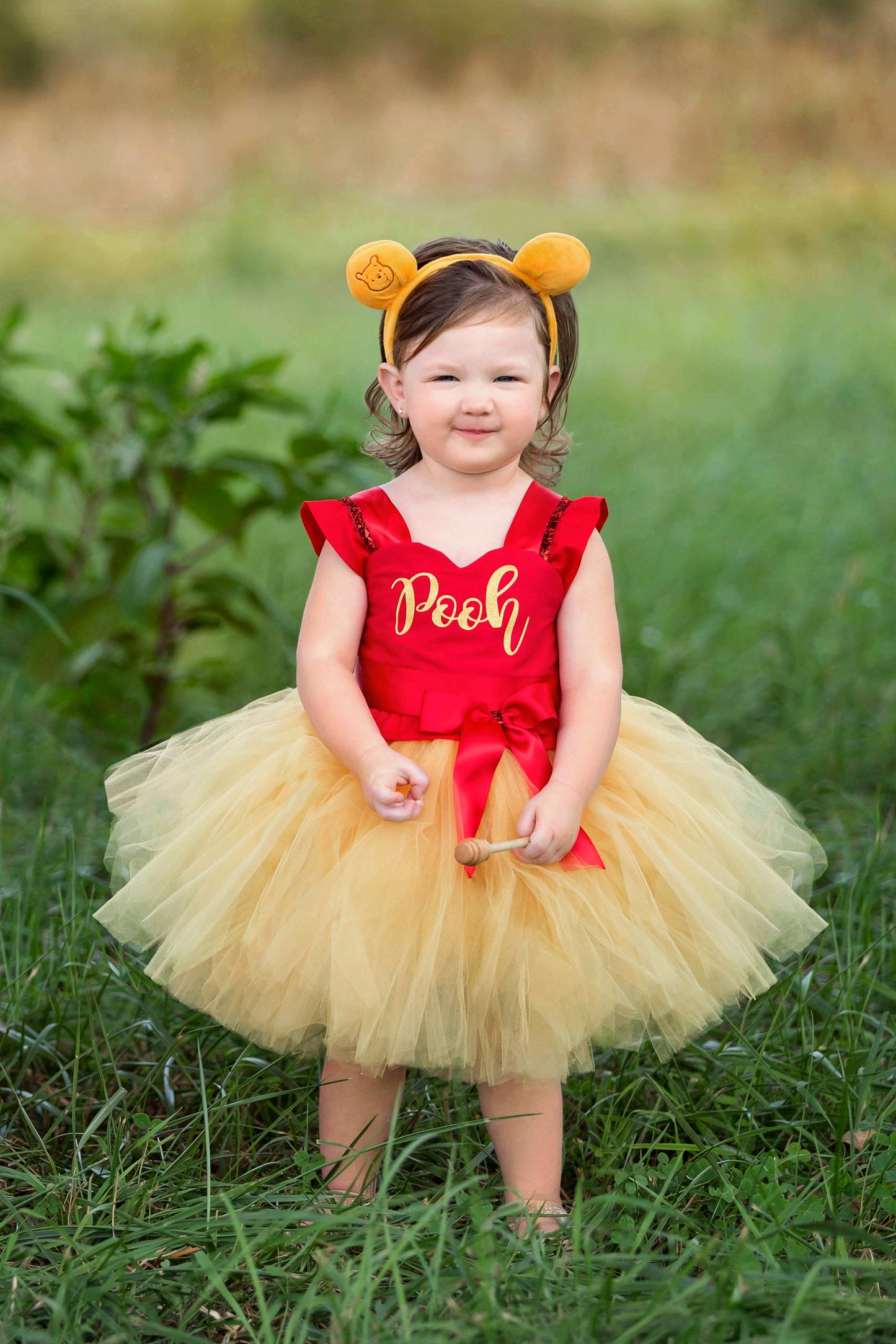 Winnie the pooh Costume-Winnie the pooh Tutu Dress- Winnie the pooh dress