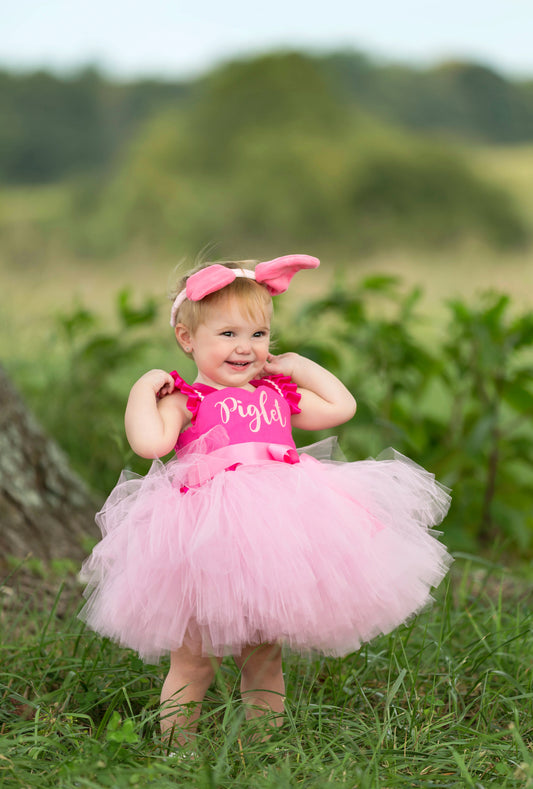 Piglet Costume-Piglet Tutu Dress- Piglet dress