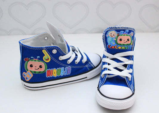 Cocomelon shoes- Cocomelon Converse-Boys Cocomelon Shoes
