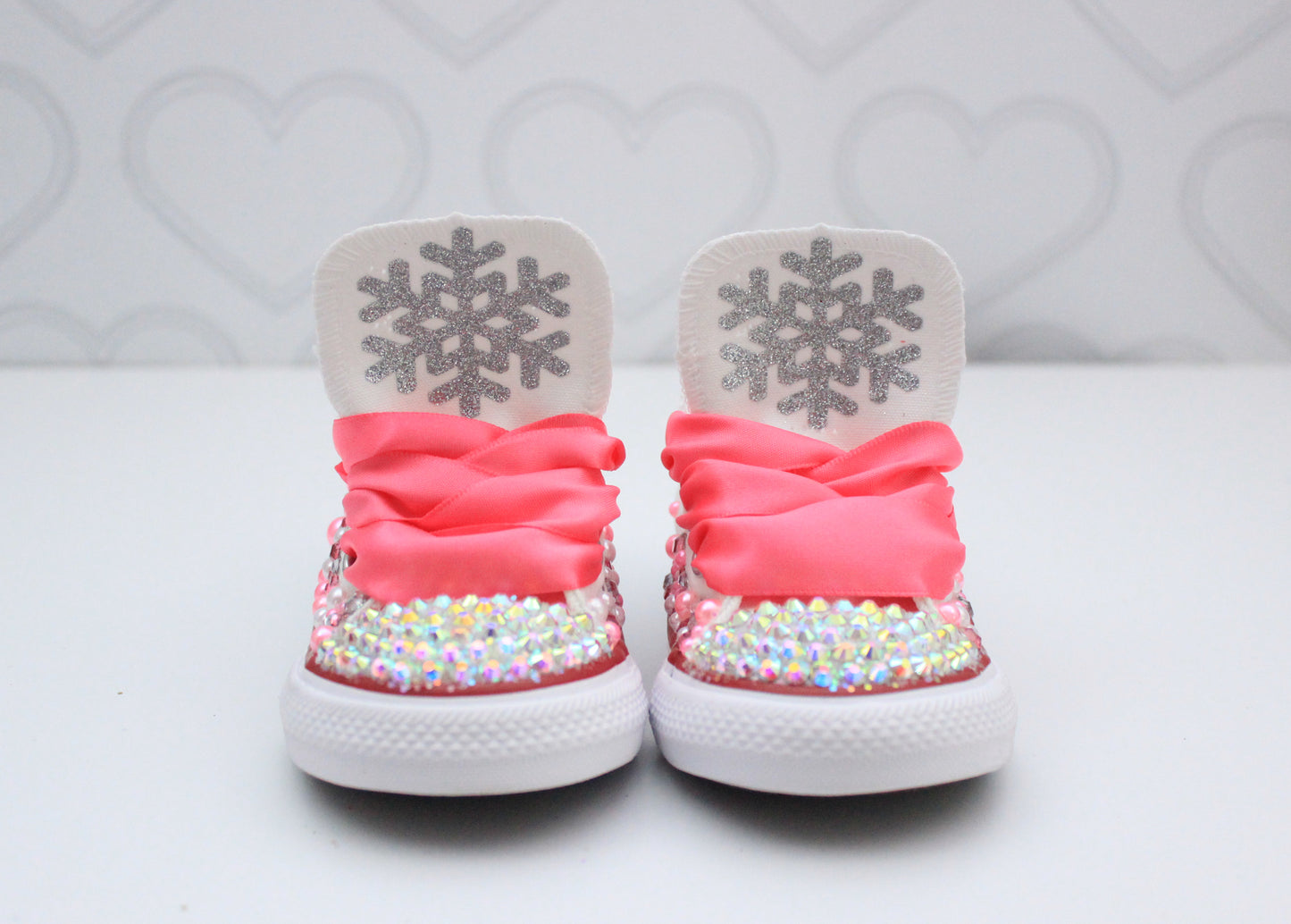 Winter Wonderland shoes- Winter Wonderland bling Converse-Girls Winter Wonderland Shoes-Snowflake shoes
