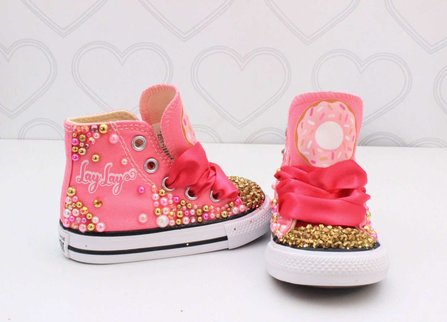 Donut shoes- Donut bling Converse-Donut Shoes