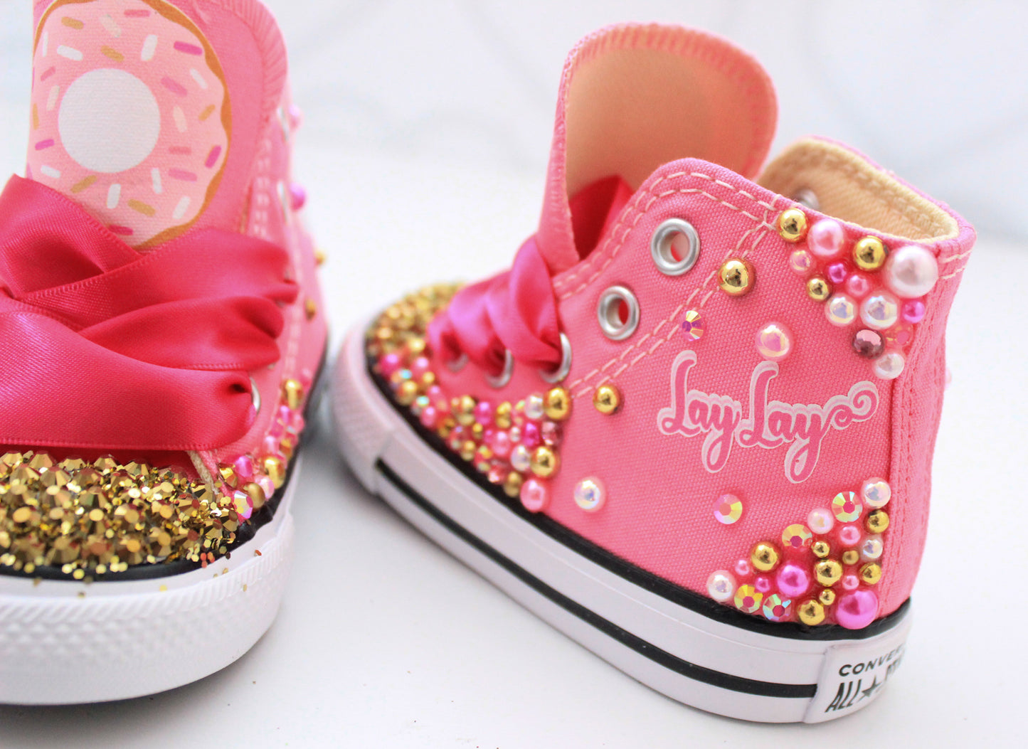 Donut shoes- Donut bling Converse-Donut Shoes