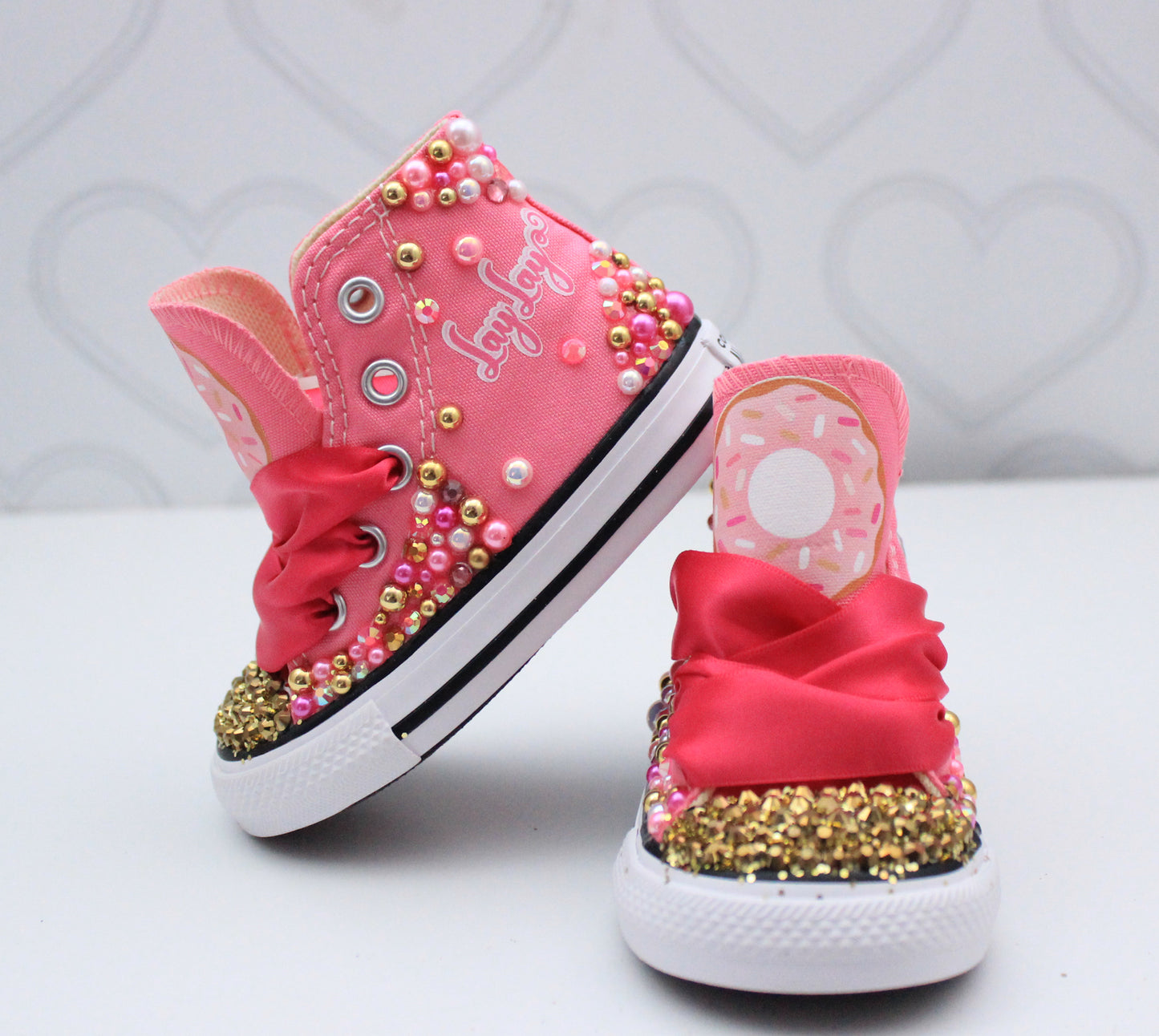 Donut shoes- Donut bling Converse-Donut Shoes