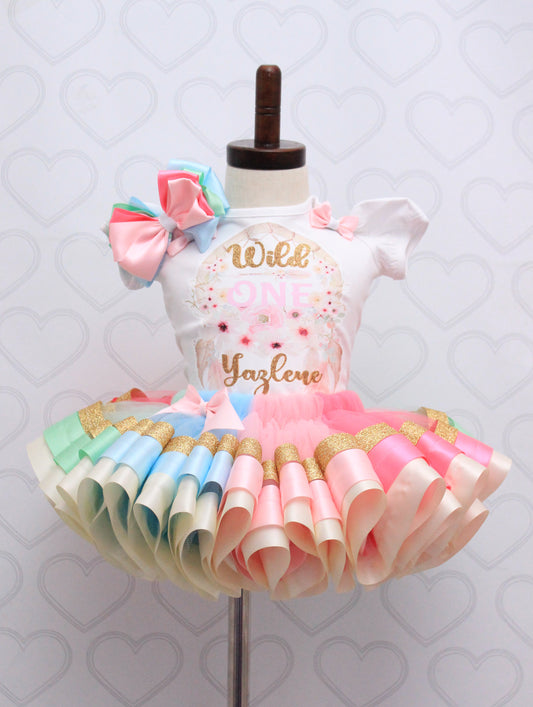 Wild one tutu set- Wild one outfit- Wild one dress- Wild one birthday(deluxe)