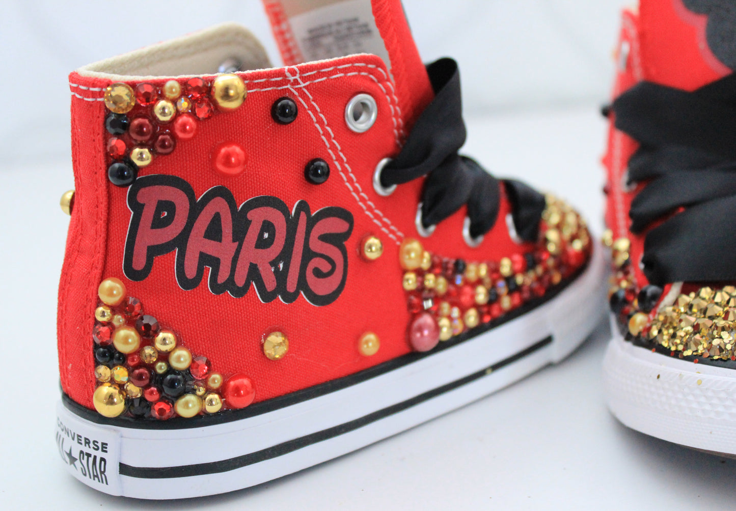 Minnie shoes- Minnie bling Converse-Minnie Shoes