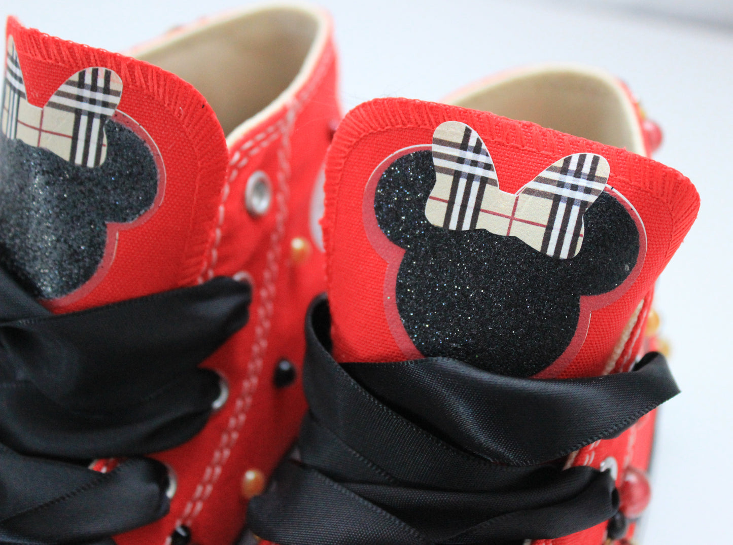 Minnie shoes- Minnie bling Converse-Minnie Shoes