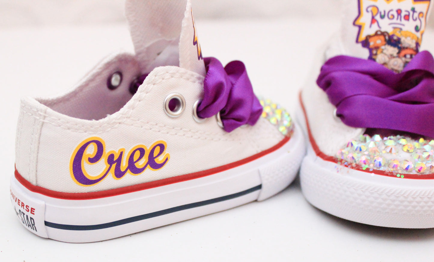 Rugrats shoes-Rugrats Converse-Girls Rugrats Shoes
