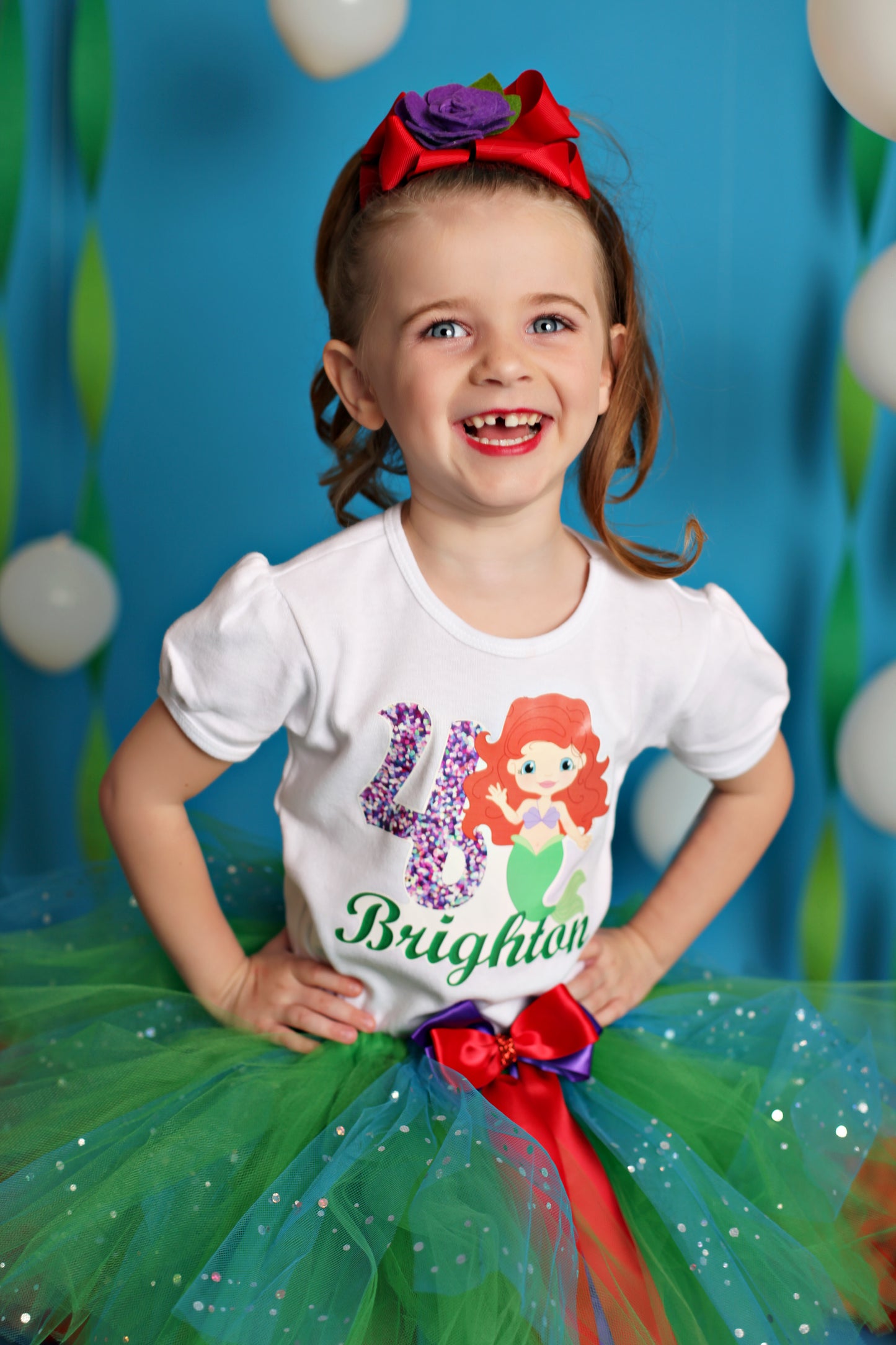 The little mermaid tutu set