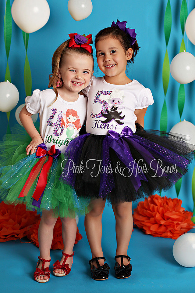 Ursula tutu set-little mermaid tutu set